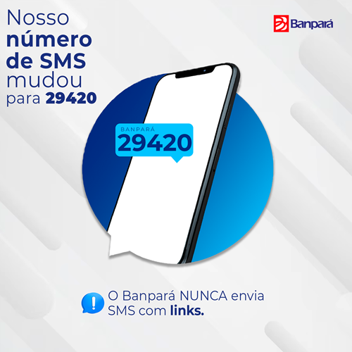 Novo número de SMS